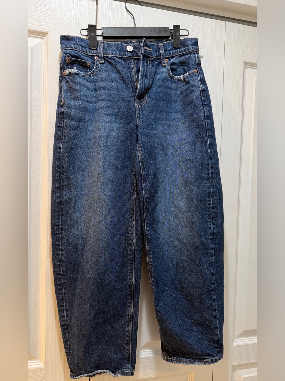 American eagle Dark Blue Women's High-Rise Straight Jeans